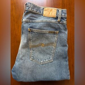 Nudie Jeans - Steady Eddie II - Blue Tornado - 34 x 34 NEW